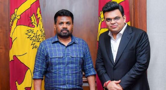 ICC Chairman Jay Shah Meets Sri Lanka President